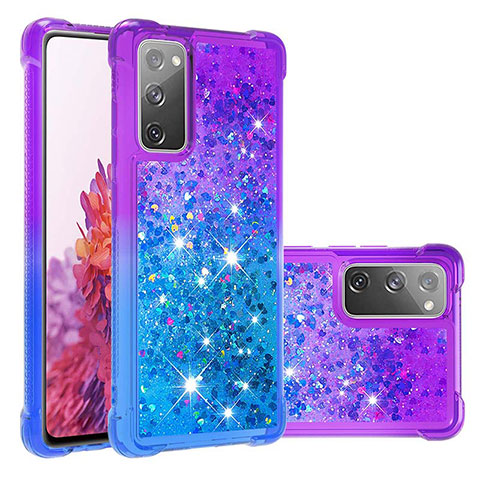 Coque Silicone Housse Etui Gel Bling-Bling S02 pour Samsung Galaxy S20 FE (2022) 5G Violet