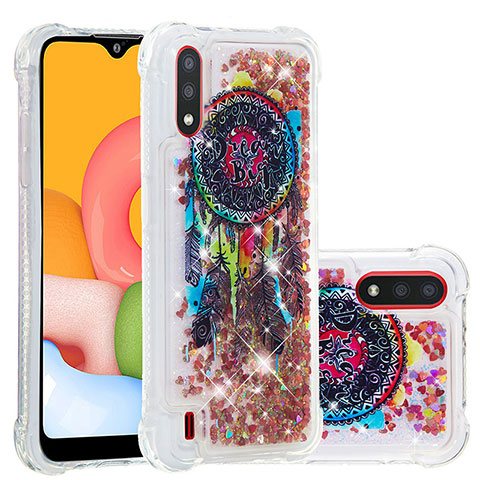 Coque Silicone Housse Etui Gel Bling-Bling S03 pour Samsung Galaxy A01 SM-A015 Mixte