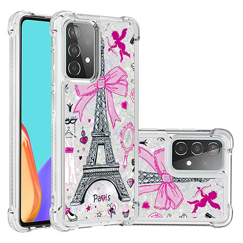 Coque Silicone Housse Etui Gel Bling-Bling S03 pour Samsung Galaxy A52 4G Mixte