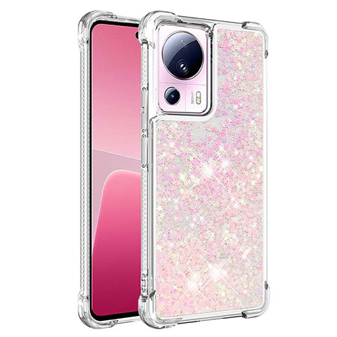 Coque Silicone Housse Etui Gel Bling-Bling S03 pour Xiaomi Mi 12 Lite NE 5G Rose