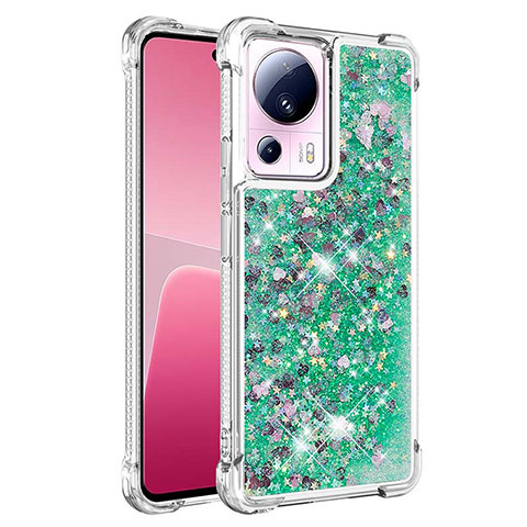 Coque Silicone Housse Etui Gel Bling-Bling S03 pour Xiaomi Mi 12 Lite NE 5G Vert