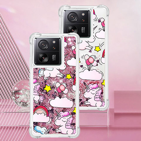 Coque Silicone Housse Etui Gel Bling-Bling YB1 pour Xiaomi Redmi K60 Ultra 5G Violet Clair