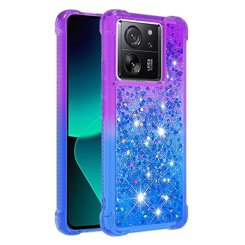 Coque Silicone Housse Etui Gel Bling-Bling YB2 pour Xiaomi Mi 13T 5G Violet