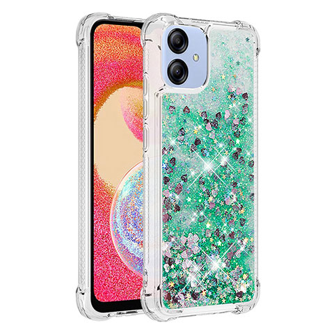 Coque Silicone Housse Etui Gel Bling-Bling YB3 pour Samsung Galaxy A04E Vert