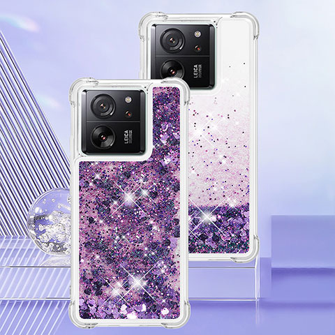 Coque Silicone Housse Etui Gel Bling-Bling YB3 pour Xiaomi Redmi K60 Ultra 5G Violet