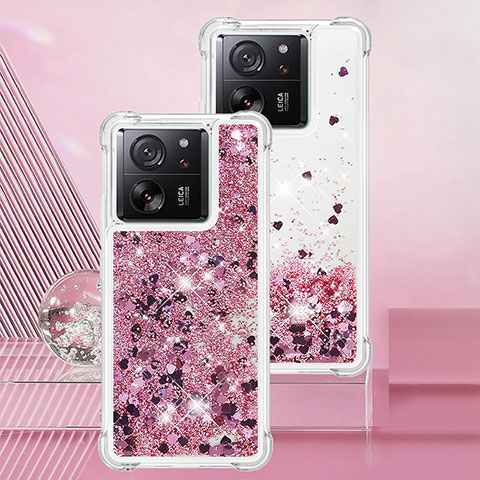 Coque Silicone Housse Etui Gel Bling-Bling YB3 pour Xiaomi Redmi K60 Ultra 5G Violet Clair