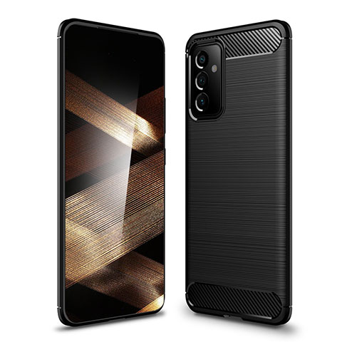 Coque Silicone Housse Etui Gel Line pour Samsung Galaxy A15 4G Noir