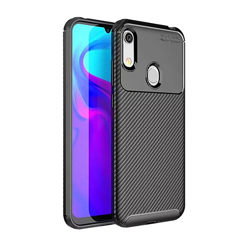 Coque Silicone Housse Etui Gel Serge pour Huawei Honor 8A Noir