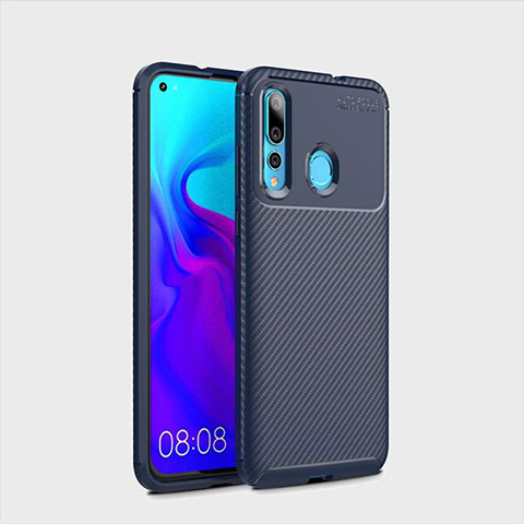 Coque Silicone Housse Etui Gel Serge pour Huawei Nova 4 Bleu