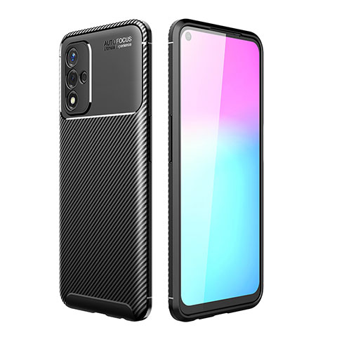 Coque Silicone Housse Etui Gel Serge pour Oppo A93s 5G Noir