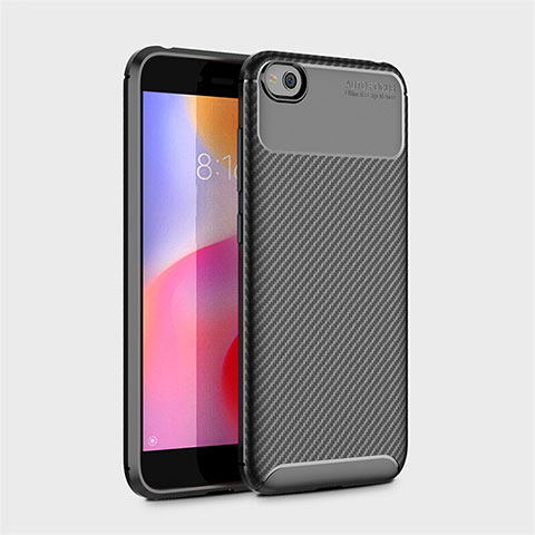 Coque Silicone Housse Etui Gel Serge pour Xiaomi Redmi Go Noir