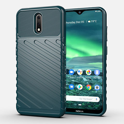 Coque Silicone Housse Etui Gel Serge S01 pour Nokia 2.3 Vert