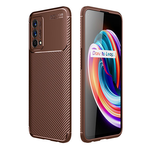 Coque Silicone Housse Etui Gel Serge S01 pour Realme GT Master 5G Marron