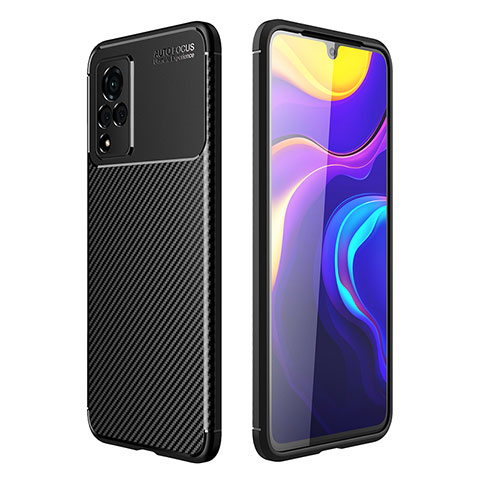 Coque Silicone Housse Etui Gel Serge S01 pour Vivo V21s 5G Noir