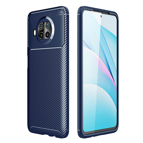 Coque Silicone Housse Etui Gel Serge S01 pour Xiaomi Mi 10i 5G Bleu