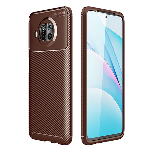 Coque Silicone Housse Etui Gel Serge S01 pour Xiaomi Mi 10i 5G Marron