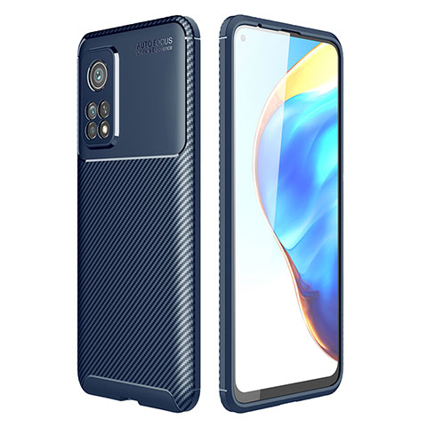 Coque Silicone Housse Etui Gel Serge S01 pour Xiaomi Redmi K30S 5G Bleu