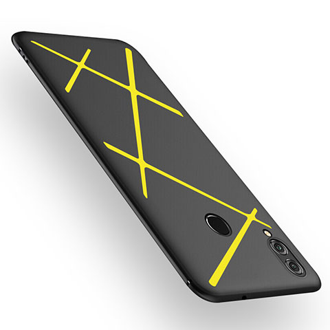 Coque Silicone Housse Etui Gel Serge T02 pour Huawei Honor V10 Lite Jaune