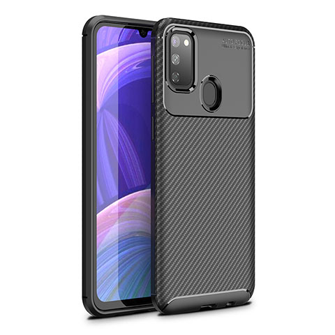 Coque Silicone Housse Etui Gel Serge WL1 pour Samsung Galaxy M30s Noir