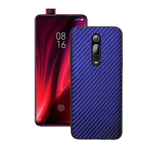 Coque Silicone Housse Etui Gel Serge Y01 pour Xiaomi Mi 9T Bleu