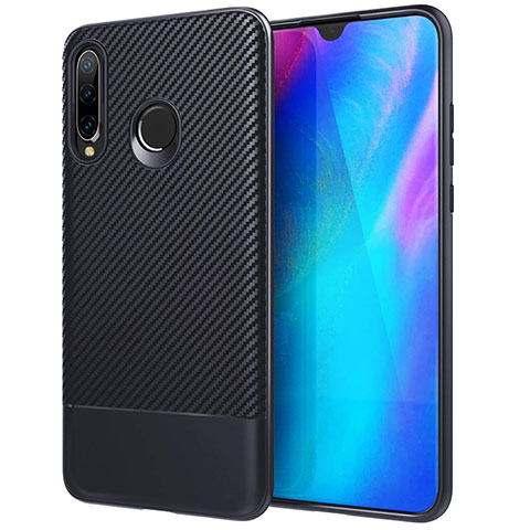 Coque Silicone Housse Etui Gel Serge Y02 pour Huawei P30 Lite Bleu