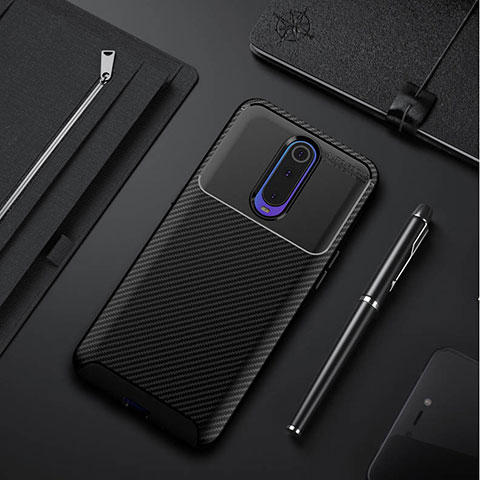 Coque Silicone Housse Etui Gel Serge Y02 pour Oppo R17 Pro Noir