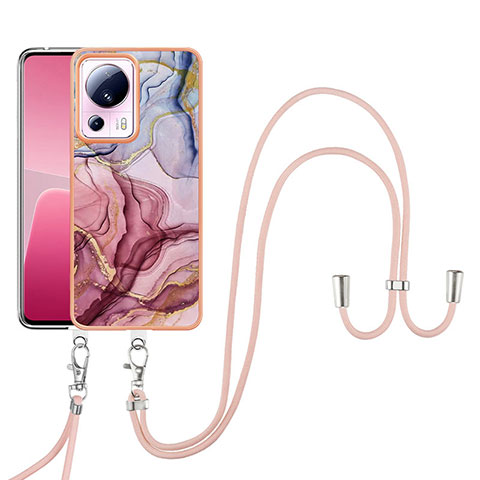 Coque Silicone Motif Fantaisie Souple Couleur Unie Etui Housse avec Laniere Strap YB7 pour Xiaomi Mi 12 Lite NE 5G Mixte