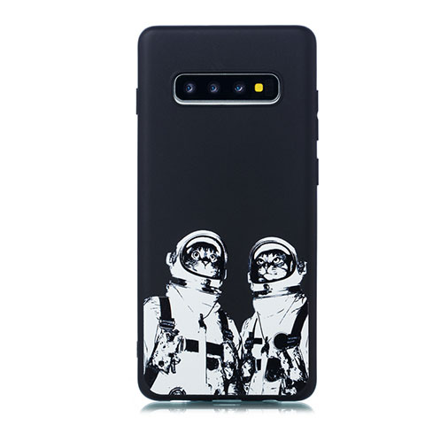 Coque Silicone Motif Fantaisie Souple Couleur Unie Etui Housse pour Samsung Galaxy S10 5G Blanc