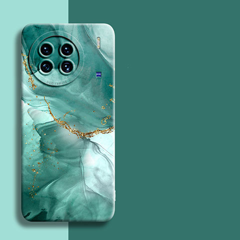 Coque Silicone Motif Fantaisie Souple Couleur Unie Etui Housse S01 pour Vivo X90 Pro 5G Vert