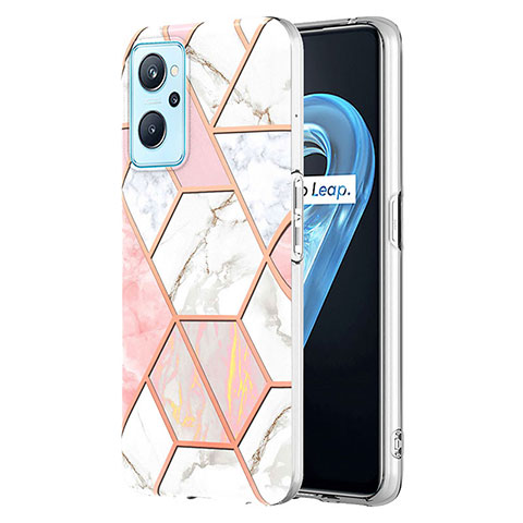 Coque Silicone Motif Fantaisie Souple Couleur Unie Etui Housse Y01B pour Oppo A96 4G Rose