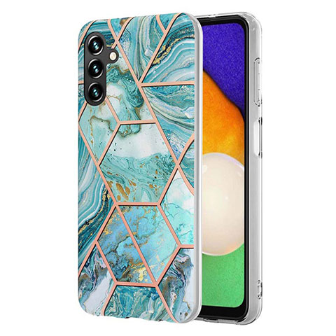 Coque Silicone Motif Fantaisie Souple Couleur Unie Etui Housse Y01B pour Samsung Galaxy A04s Pastel Vert