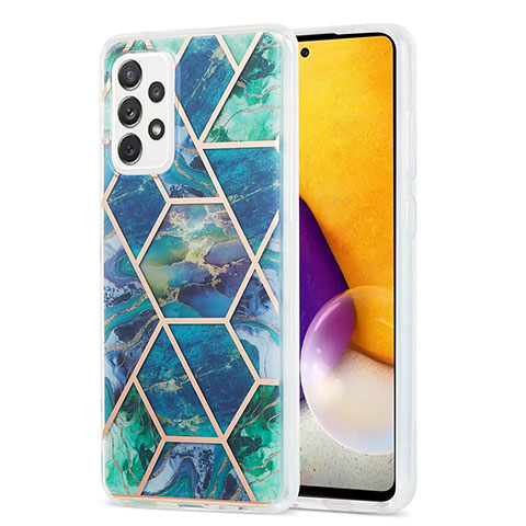 Coque Silicone Motif Fantaisie Souple Couleur Unie Etui Housse Y01B pour Samsung Galaxy A72 5G Vert Nuit