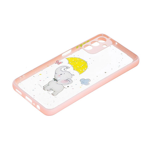 Coque Silicone Motif Fantaisie Souple Couleur Unie Etui Housse Y01X pour Samsung Galaxy A13 5G Jaune