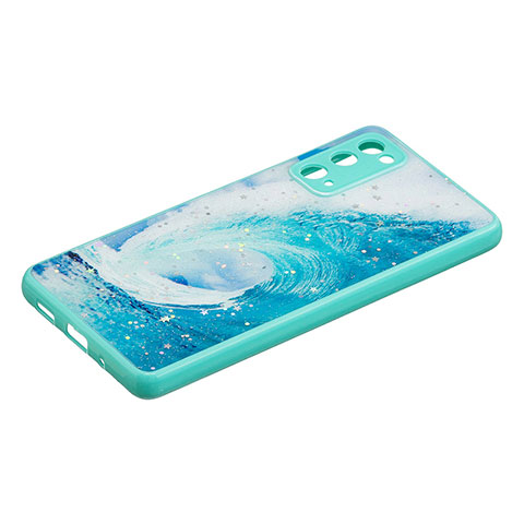 Coque Silicone Motif Fantaisie Souple Couleur Unie Etui Housse Y01X pour Samsung Galaxy S20 FE 4G Vert