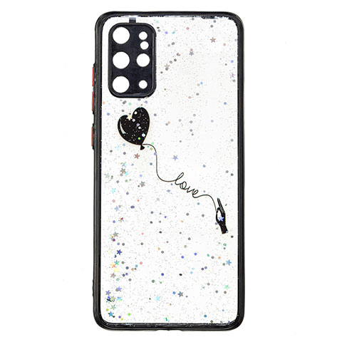 Coque Silicone Motif Fantaisie Souple Couleur Unie Etui Housse Y01X pour Samsung Galaxy S20 Plus Noir