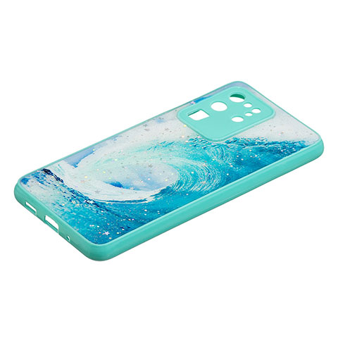 Coque Silicone Motif Fantaisie Souple Couleur Unie Etui Housse Y01X pour Samsung Galaxy S20 Ultra Vert