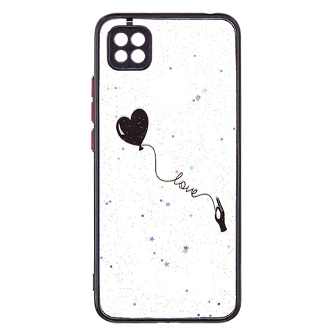 Coque Silicone Motif Fantaisie Souple Couleur Unie Etui Housse Y01X pour Xiaomi POCO C3 Noir