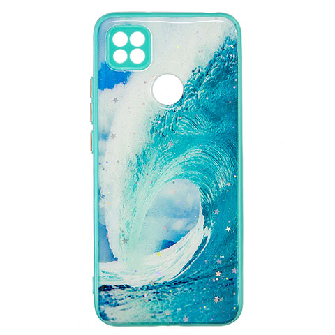 Coque Silicone Motif Fantaisie Souple Couleur Unie Etui Housse Y01X pour Xiaomi POCO C3 Vert