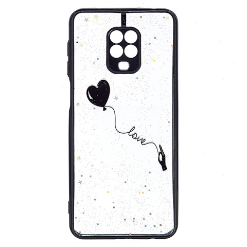 Coque Silicone Motif Fantaisie Souple Couleur Unie Etui Housse Y01X pour Xiaomi Poco M2 Pro Noir