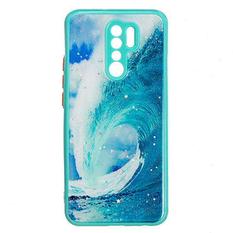 Coque Silicone Motif Fantaisie Souple Couleur Unie Etui Housse Y01X pour Xiaomi Poco M2 Vert