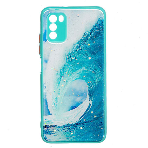 Coque Silicone Motif Fantaisie Souple Couleur Unie Etui Housse Y01X pour Xiaomi Poco M3 Vert