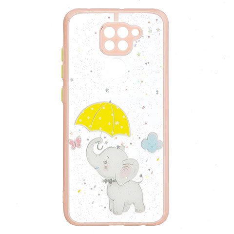 Coque Silicone Motif Fantaisie Souple Couleur Unie Etui Housse Y01X pour Xiaomi Redmi 10X 4G Jaune