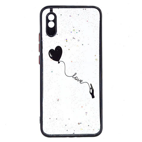 Coque Silicone Motif Fantaisie Souple Couleur Unie Etui Housse Y01X pour Xiaomi Redmi 9i Noir