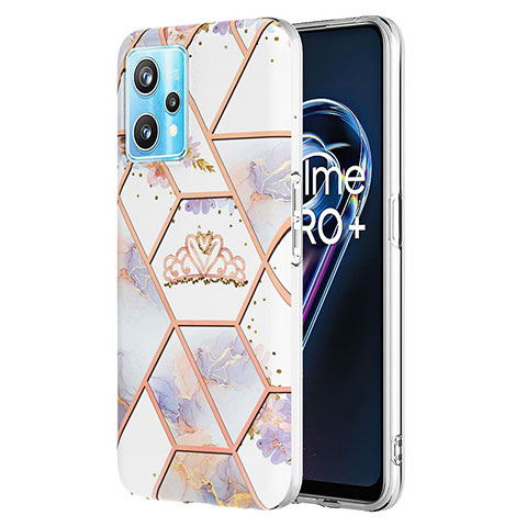 Coque Silicone Motif Fantaisie Souple Couleur Unie Etui Housse Y02B pour Realme 9 5G Gris