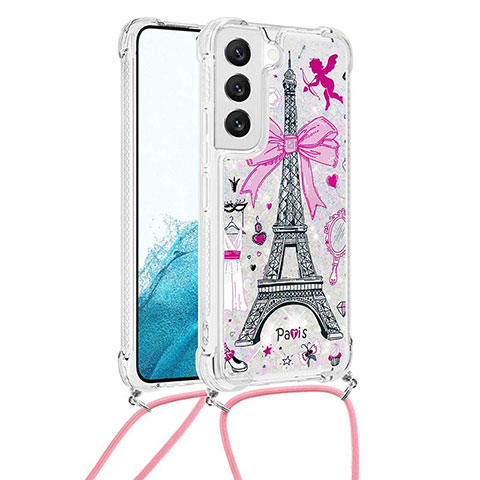 Coque Silicone Motif Fantaisie Souple Couleur Unie Etui Housse Y02B pour Samsung Galaxy S21 5G Gris