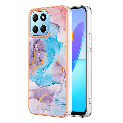 Coque Silicone Motif Fantaisie Souple Couleur Unie Etui Housse Y03B pour Huawei Honor 70 Lite 5G Bleu