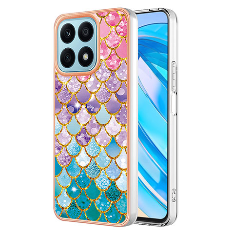 Coque Silicone Motif Fantaisie Souple Couleur Unie Etui Housse Y03B pour Huawei Honor X8a 4G Colorful