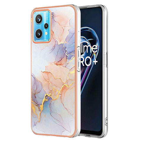 Coque Silicone Motif Fantaisie Souple Couleur Unie Etui Housse Y03B pour Realme 9 Pro+ Plus 5G Violet Clair