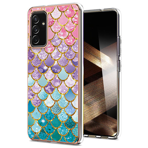 Coque Silicone Motif Fantaisie Souple Couleur Unie Etui Housse Y03B pour Samsung Galaxy A15 4G Colorful