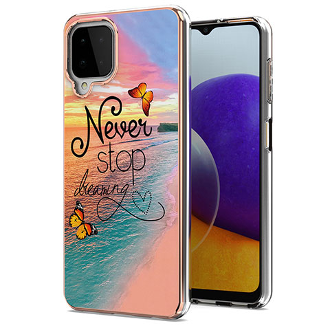 Coque Silicone Motif Fantaisie Souple Couleur Unie Etui Housse Y03B pour Samsung Galaxy A22 4G Mixte